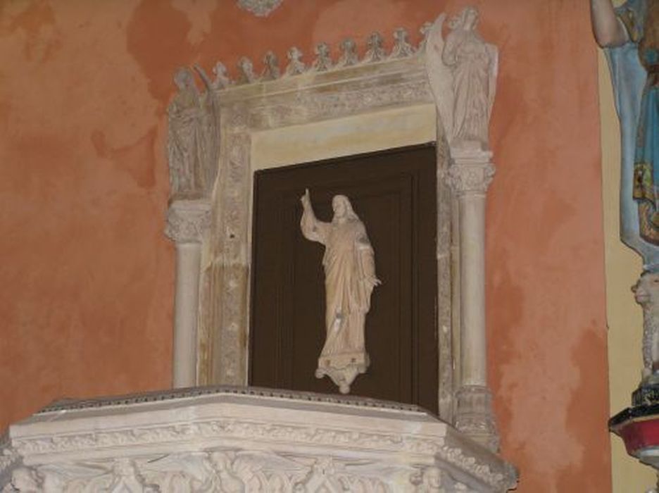 chaire à prêcher, détail