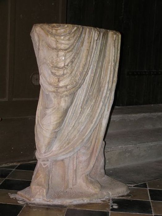 statue, bénitier