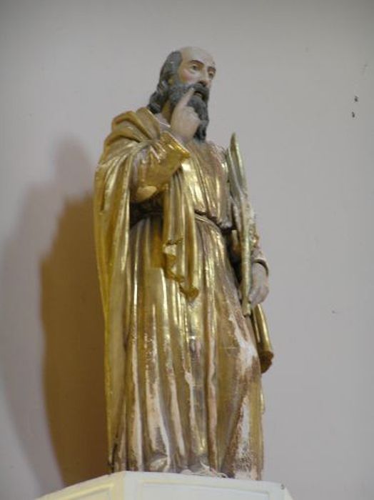 statue : Saint Pantaléon - © Ministère de la Culture (France), Conservation des antiquités et des objets d’art de l'Ariège – Tous droits réservés 