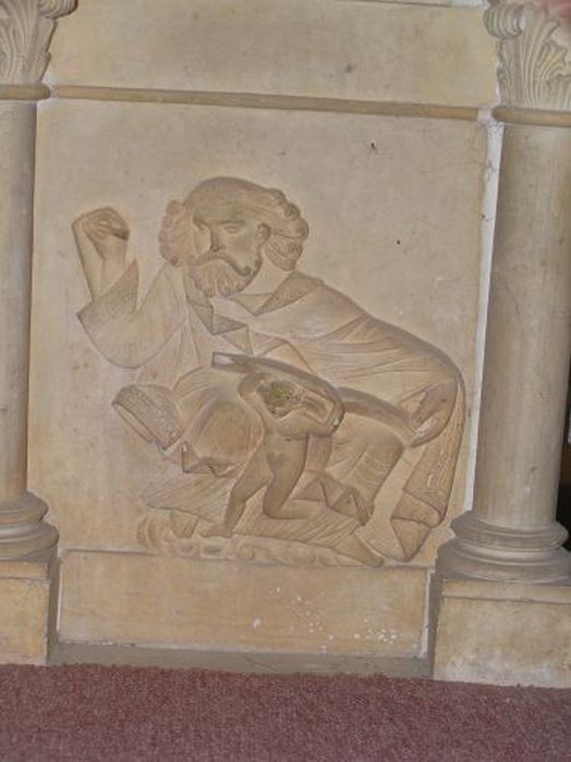autel, détail - © Ministère de la Culture (France), Conservation des antiquités et des objets d’art de l'Ariège – Tous droits réservés 