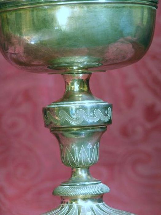 ciboire, détail - © Ministère de la Culture (France), Conservation des antiquités et des objets d’art de l'Ariège – Tous droits réservés 