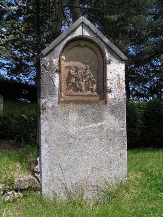 chemin de croix : hauts-reliefs, détail d’une station - © Ministère de la Culture (France), Conservation des antiquités et des objets d’art de l'Ariège – Tous droits réservés 