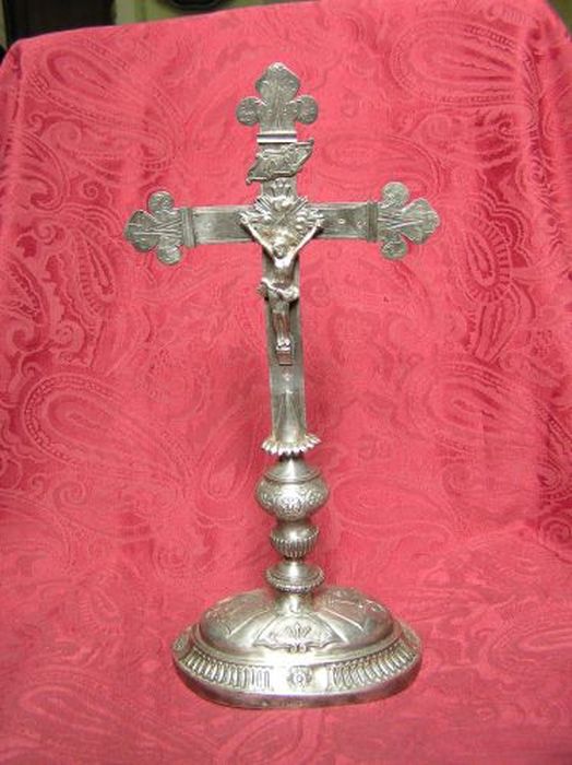 croix d'autel - © Ministère de la Culture (France), Conservation des antiquités et des objets d’art de l'Ariège – Tous droits réservés 