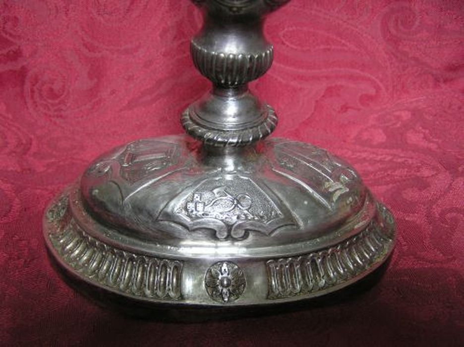 croix d'autel, détail - © Ministère de la Culture (France), Conservation des antiquités et des objets d’art de l'Ariège – Tous droits réservés 