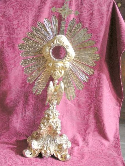 ostensoir, détail - © Ministère de la Culture (France), Conservation des antiquités et des objets d’art de l'Ariège – Tous droits réservés 