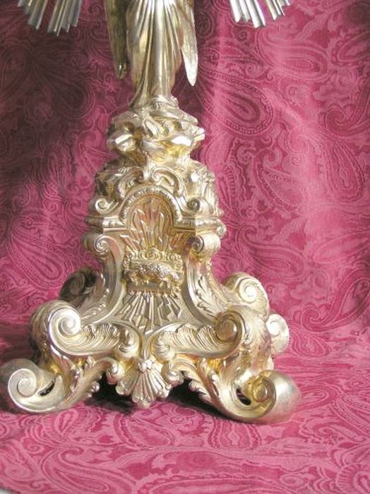 ostensoir, détail - © Ministère de la Culture (France), Conservation des antiquités et des objets d’art de l'Ariège – Tous droits réservés 
