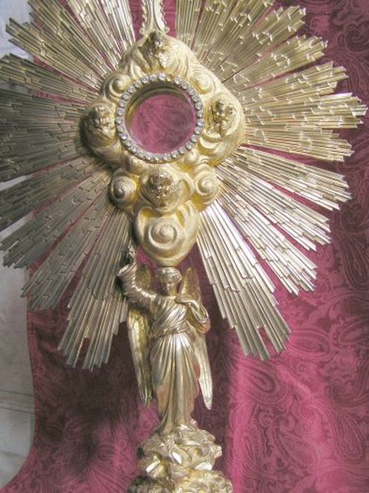 ostensoir, détail