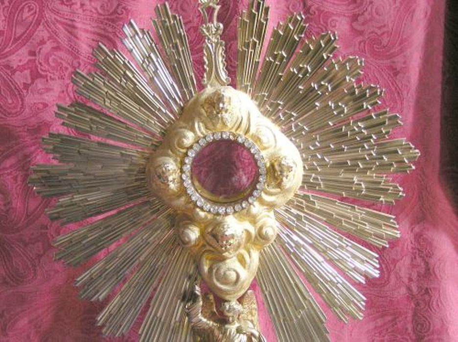 ostensoir, détail