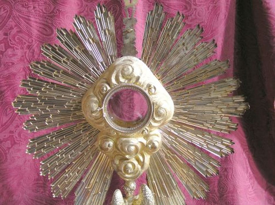 ostensoir, détail