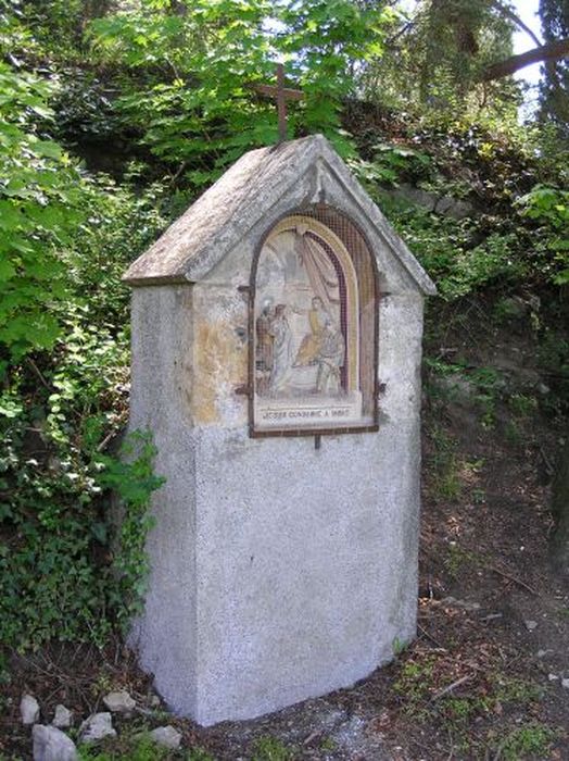 chemin de croix : hauts-reliefs, détail d’une station - © Ministère de la Culture (France), Conservation des antiquités et des objets d’art de l'Ariège – Tous droits réservés 