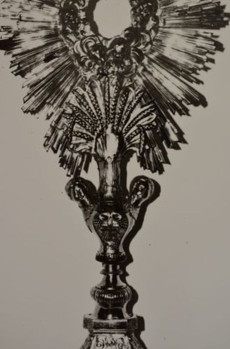 ostensoir, détail