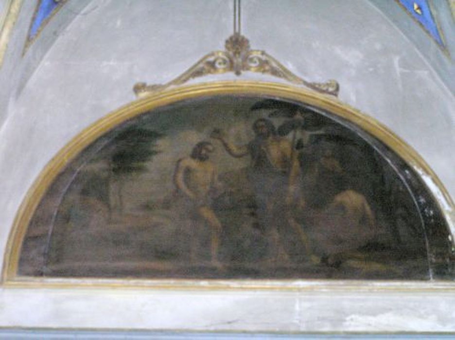 Peinture monumentale : Baptême du Christ