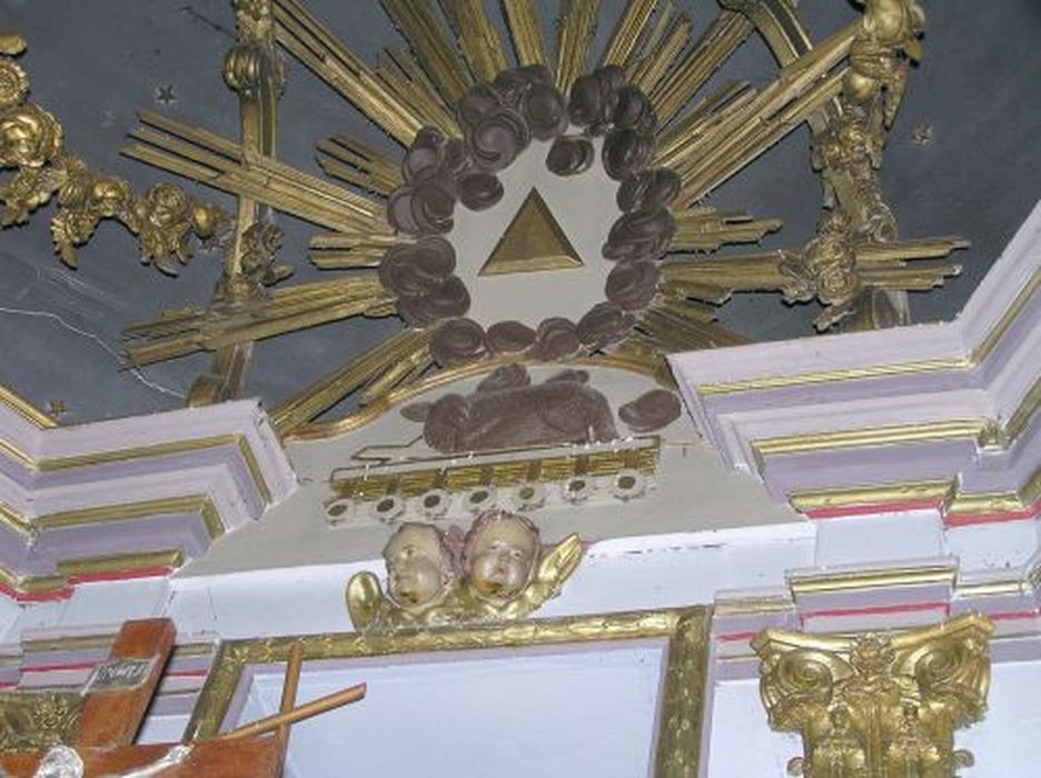 ciborium (baldaquin d'autel), détail