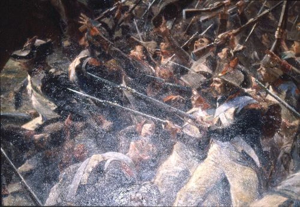tableau : Le Général Hoche à Froeschwiller, détail - © Ministère de la Culture (France), Conservation des antiquités et des objets d’art de l'Ariège – Tous droits réservés 