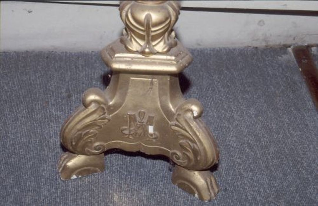 chandelier d'église, détail - © Ministère de la Culture (France), Conservation des antiquités et des objets d’art de l'Ariège – Tous droits réservés 