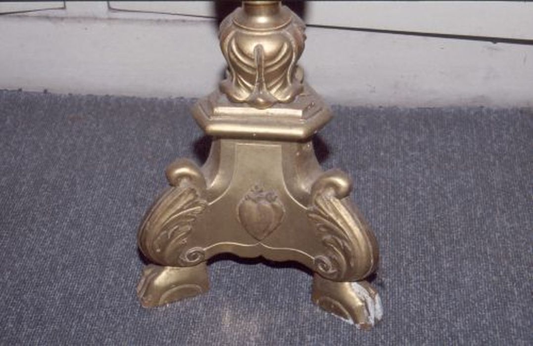chandelier d'église, détail - © Ministère de la Culture (France), Conservation des antiquités et des objets d’art de l'Ariège – Tous droits réservés 