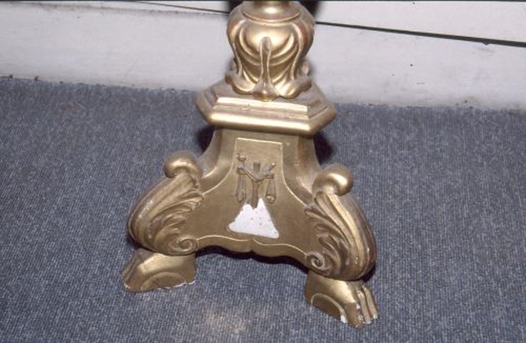chandelier d'église, détail - © Ministère de la Culture (France), Conservation des antiquités et des objets d’art de l'Ariège – Tous droits réservés 