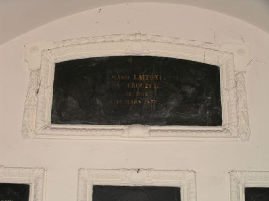 plaque commémorative - © Ministère de la Culture (France), Conservation des antiquités et des objets d’art de l'Ariège – Tous droits réservés 
