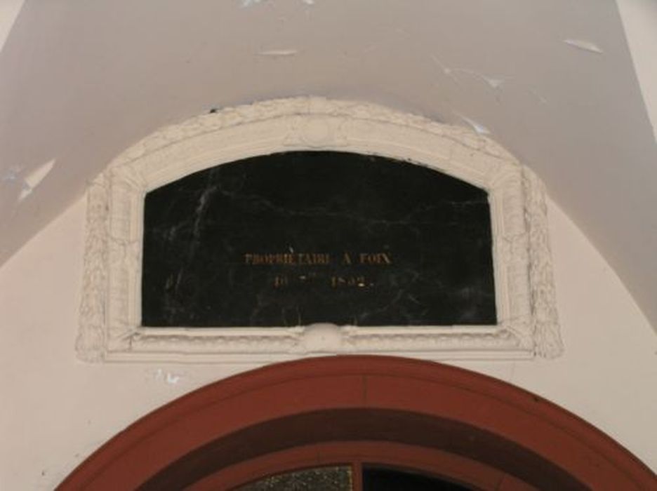plaque commémorative