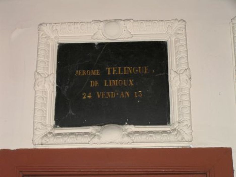 plaque commémorative