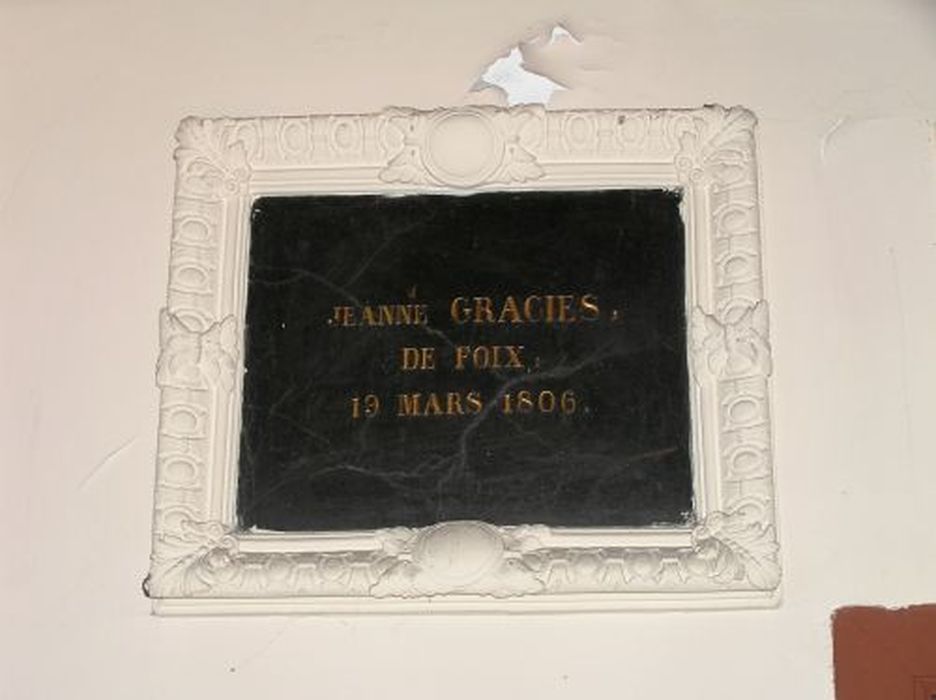 plaque commémorative