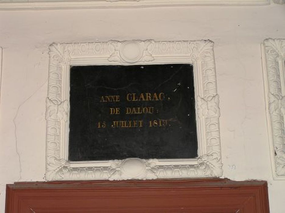 plaque commémorative