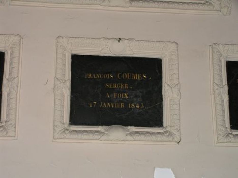 plaque commémorative