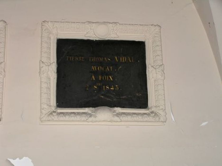 plaque commémorative
