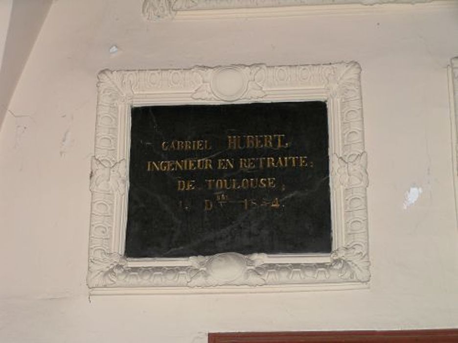 plaque commémorative