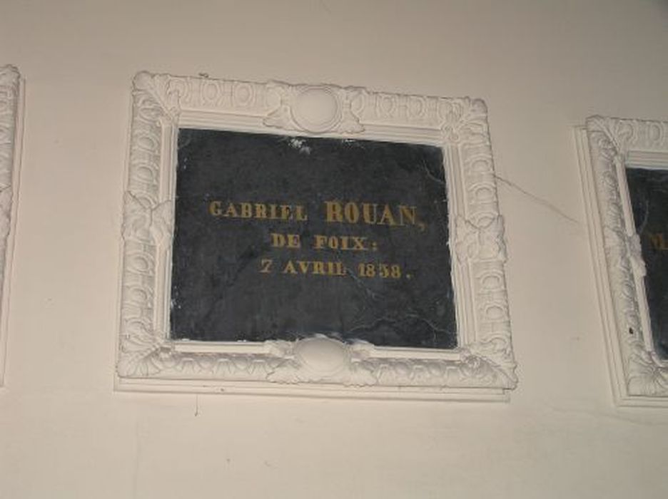 plaque commémorative