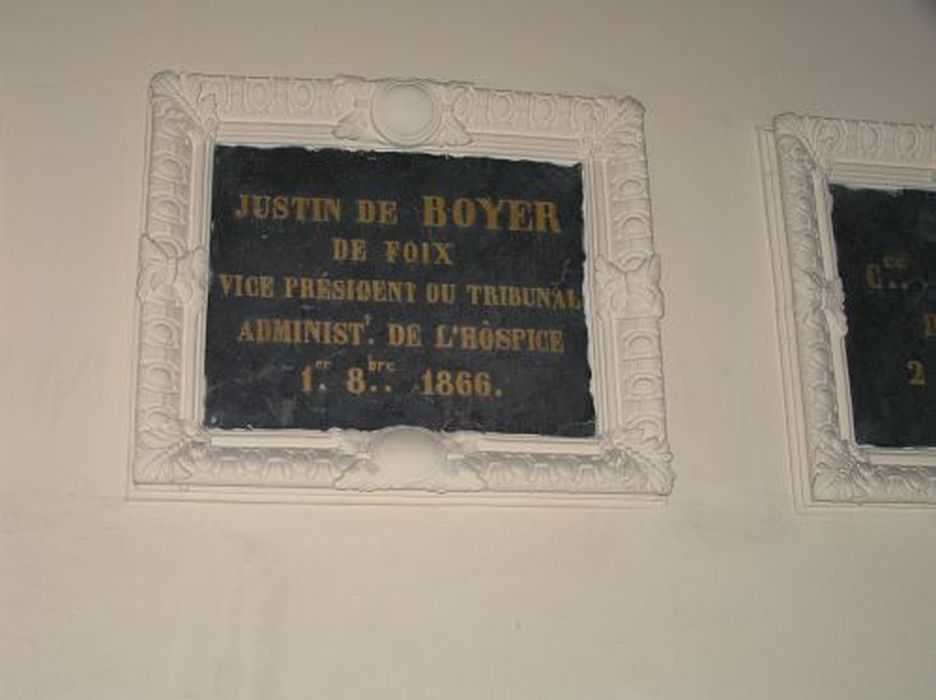 plaque commémorative