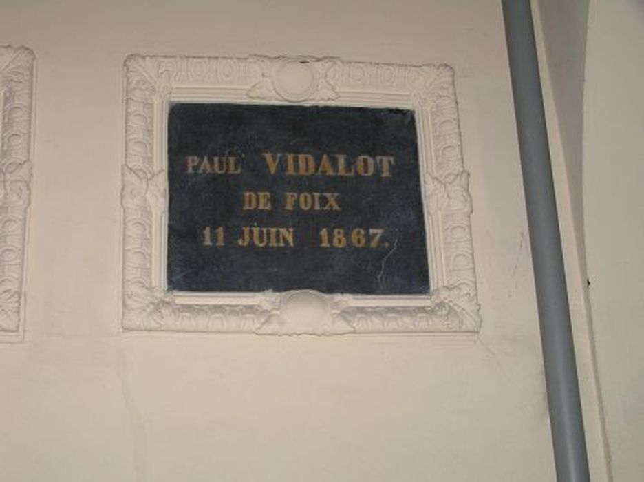 plaque commémorative