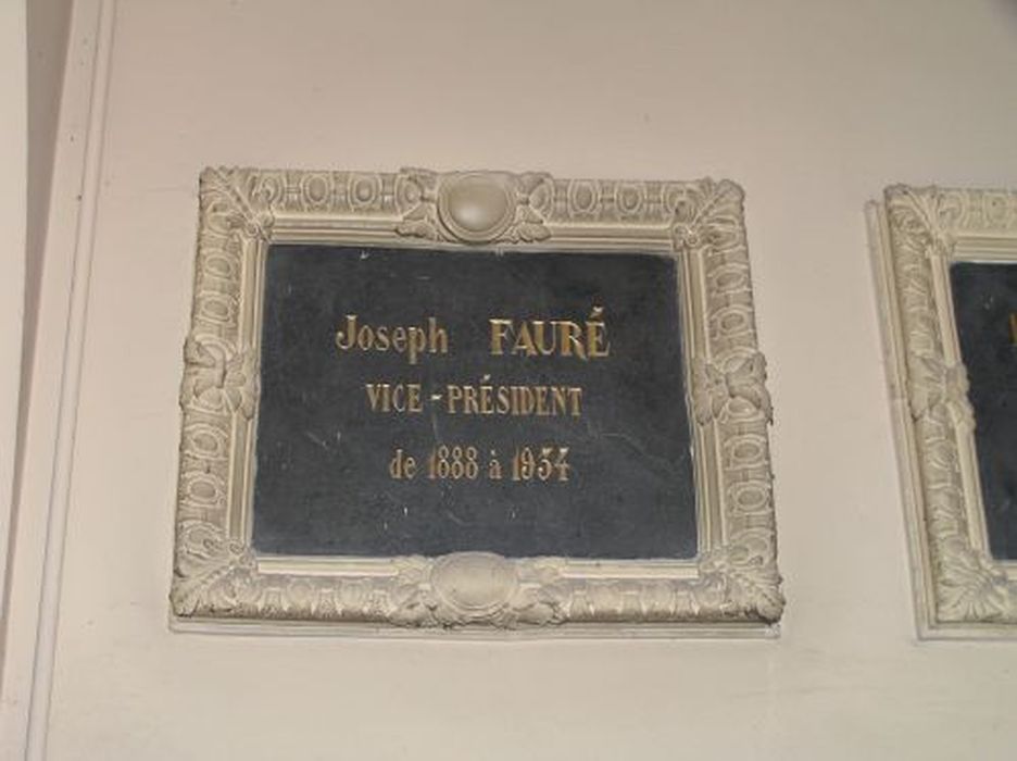 plaque commémorative