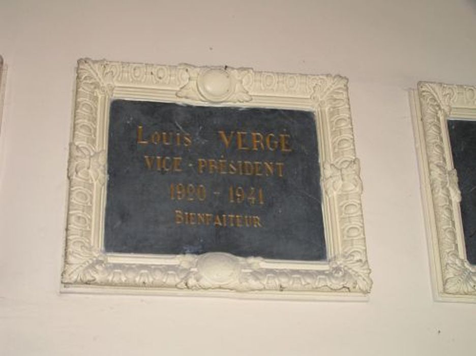plaque commémorative