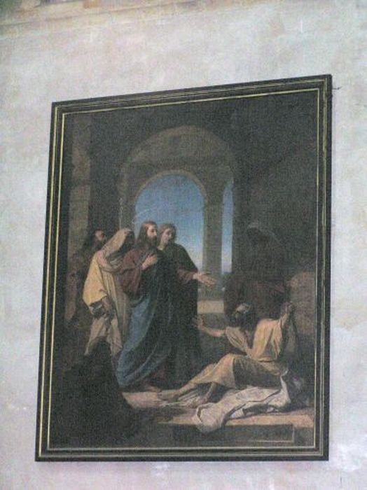 tableau : Jésus guérissant le paralytique