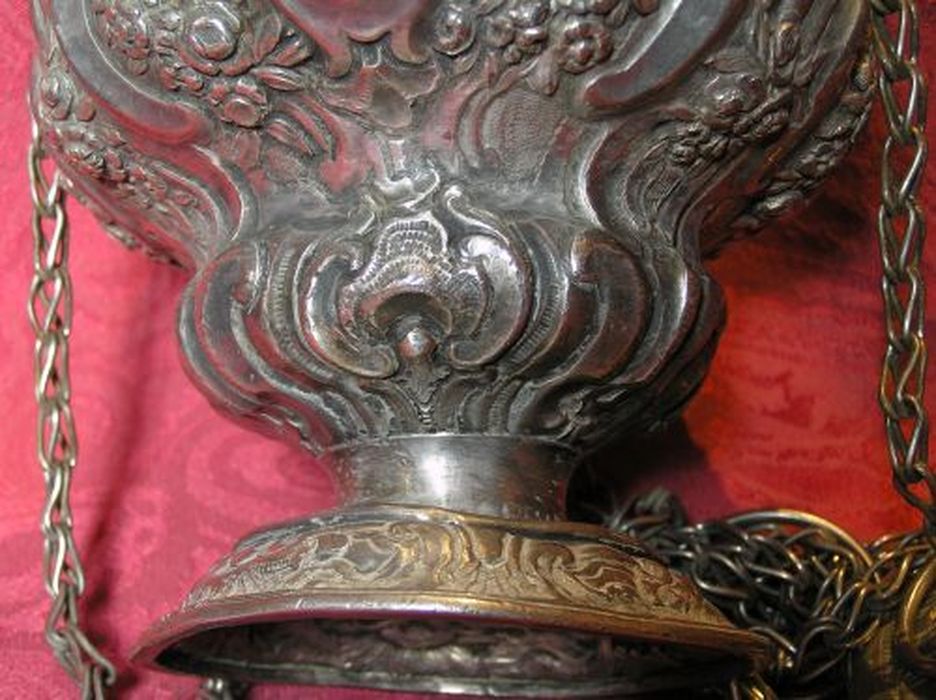 encensoir, détail - © Ministère de la Culture (France), Conservation des antiquités et des objets d’art de l'Ariège – Tous droits réservés 