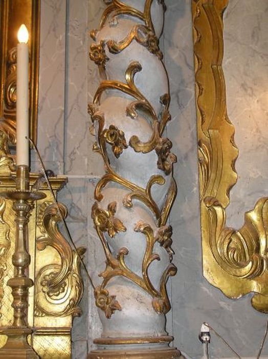 retable du maître-autel, détail - © Ministère de la Culture (France), Conservation des antiquités et des objets d’art de l'Ariège – Tous droits réservés 