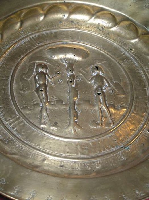 plat de quête, détail