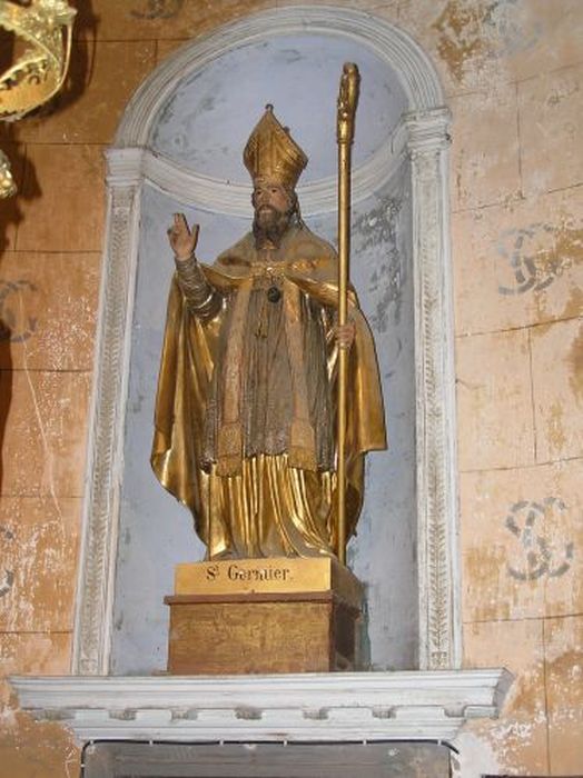 statue : Saint Germier - © Ministère de la Culture (France), Conservation des antiquités et des objets d’art de l'Ariège – Tous droits réservés