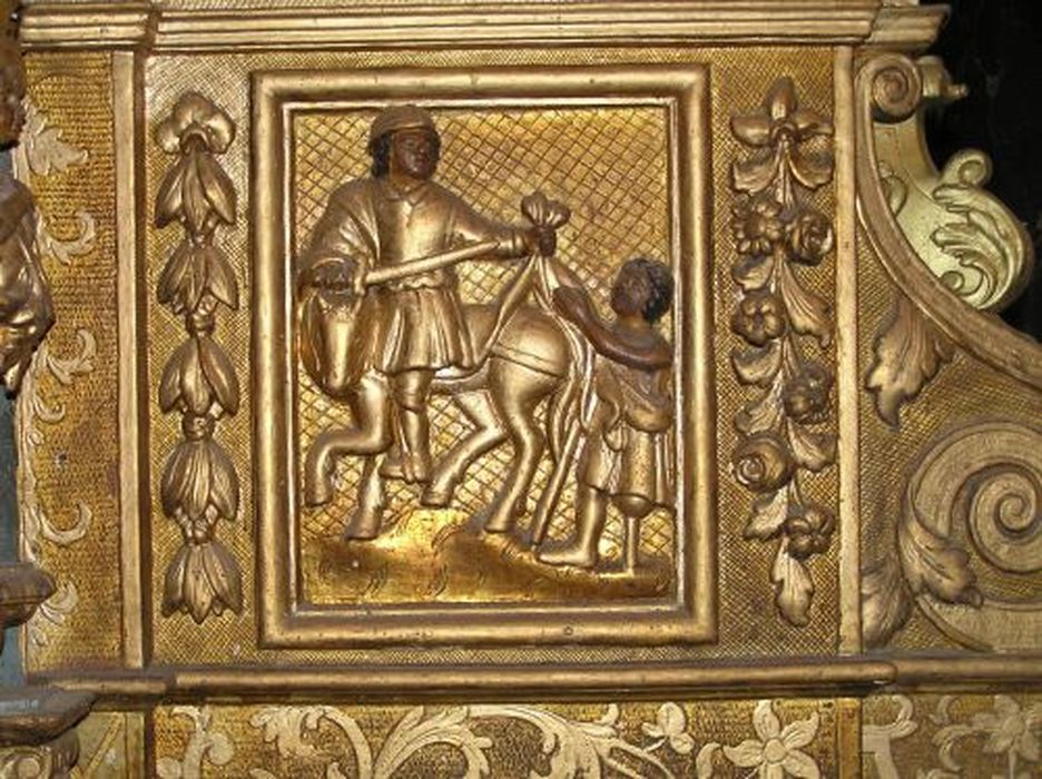 tabernacle, détail - © Ministère de la Culture (France), Conservation des antiquités et des objets d’art de l'Ariège – Tous droits réservés 