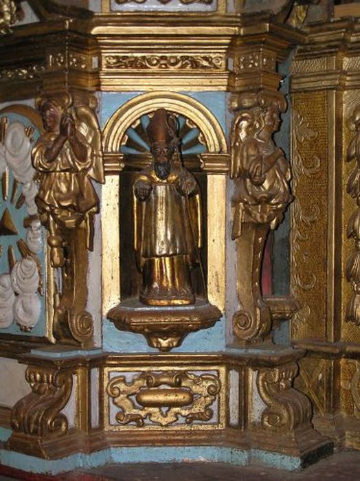 tabernacle, détail - © Ministère de la Culture (France), Conservation des antiquités et des objets d’art de l'Ariège – Tous droits réservés 