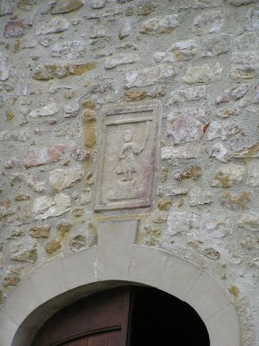 Relief méplat : Sainte Colombe