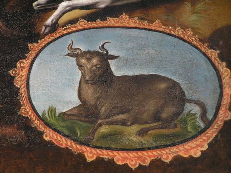 tableau : Saint Jean-Baptiste, détail
