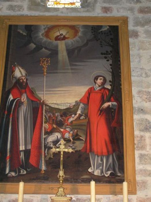 tableau : Saint Martin évêque et saint Clément