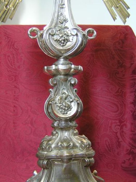 ostensoir, détail