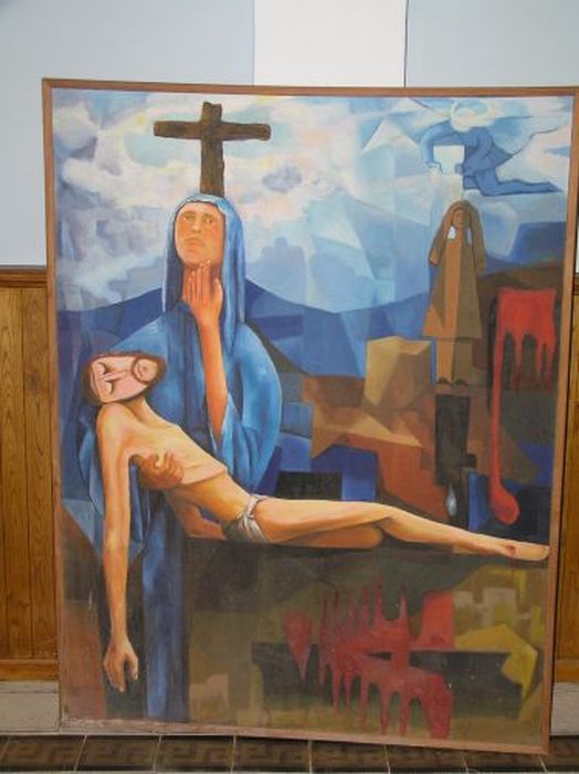 tableau : Vierge  de pitié
