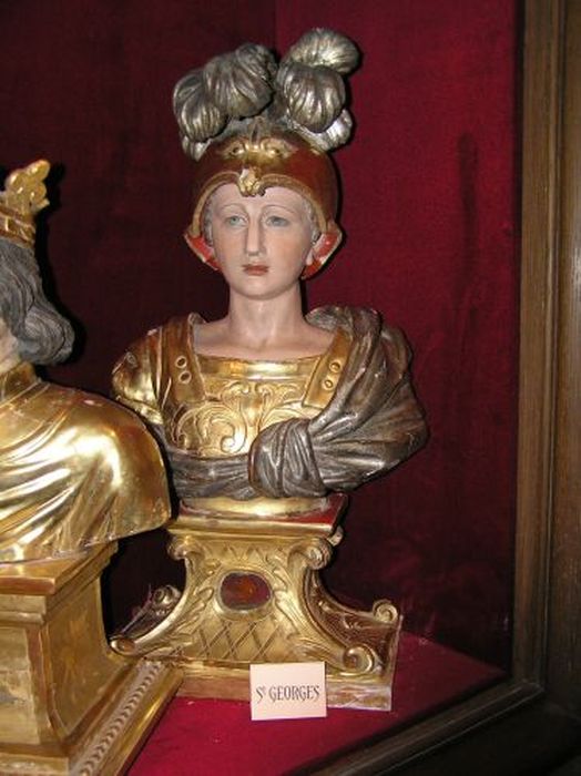 buste-reliquaire : Saint Georges - © Ministère de la Culture (France), Conservation des antiquités et des objets d’art de l'Ariège – Tous droits réservés 