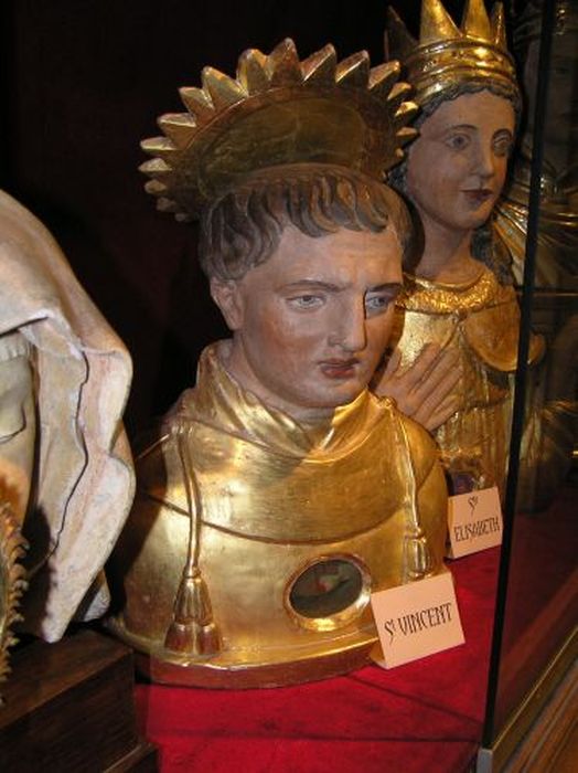 buste-reliquaire : Saint Vincent - © Ministère de la Culture (France), Conservation des antiquités et des objets d’art de l'Ariège – Tous droits réservés