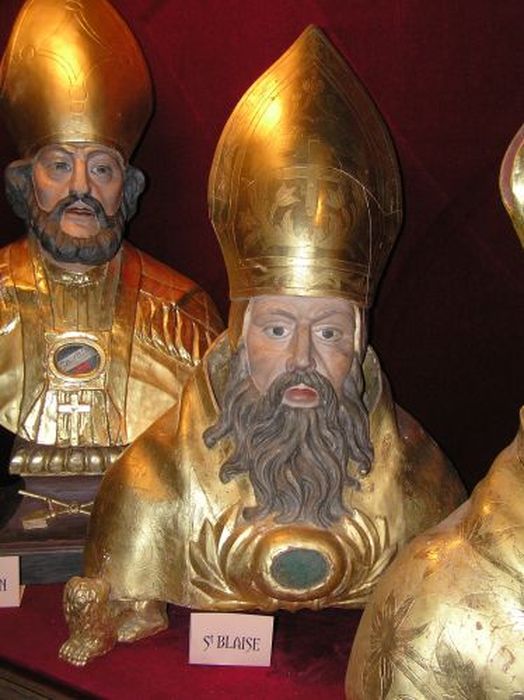 buste-reliquaire : Saint Blaise - © Ministère de la Culture (France), Conservation des antiquités et des objets d’art de l'Ariège – Tous droits réservés