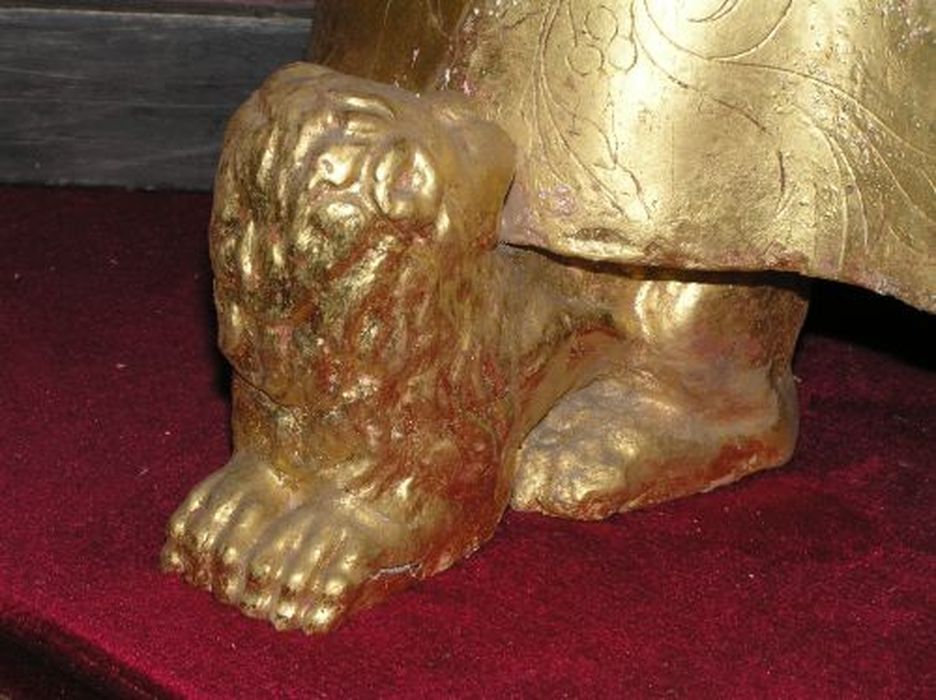 buste-reliquaire : Saint Blaise, détail - © Ministère de la Culture (France), Conservation des antiquités et des objets d’art de l'Ariège – Tous droits réservés 